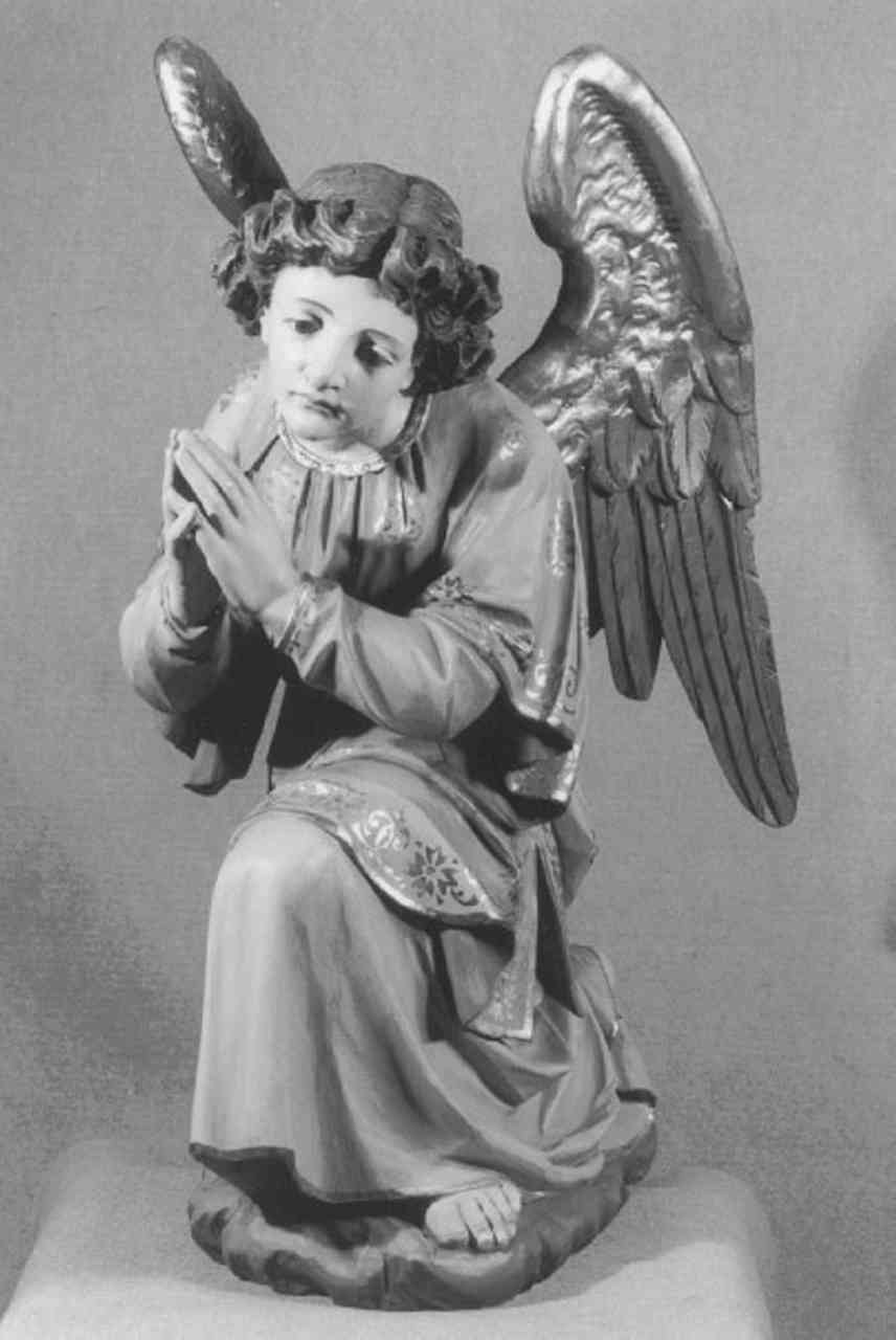 angelo orante (statua) - ambito veneto (secc. XIX/ XX)