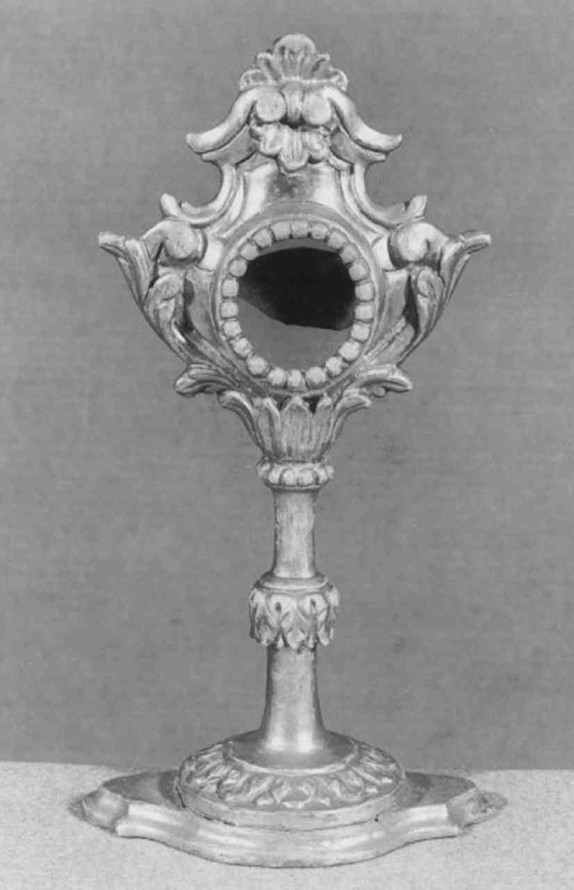 reliquiario - a ostensorio - ambito veneto (prima metà sec. XIX)
