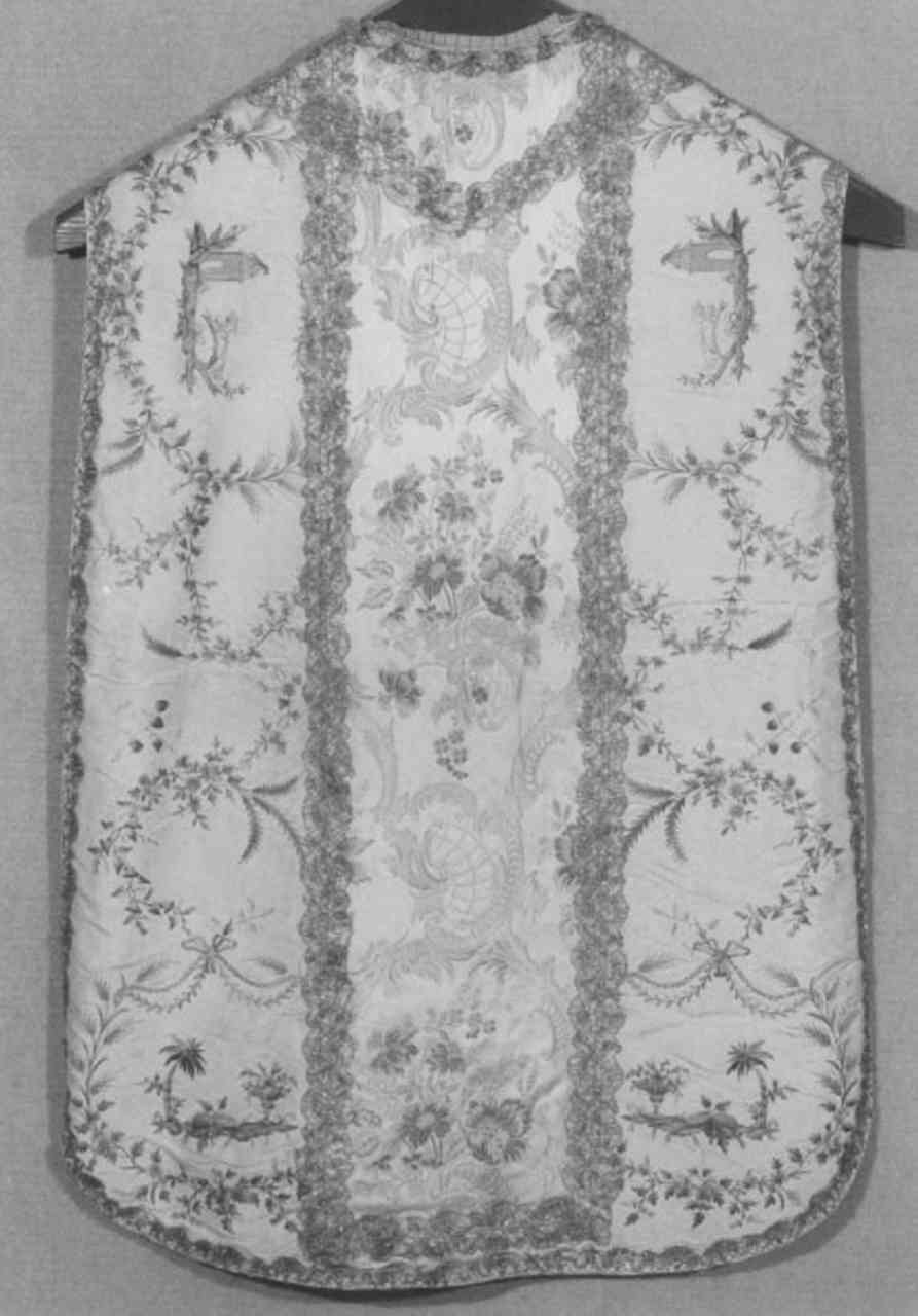 pianeta - manifattura veneta (ultimo quarto, prima metà sec. XVIII, sec. XIX)