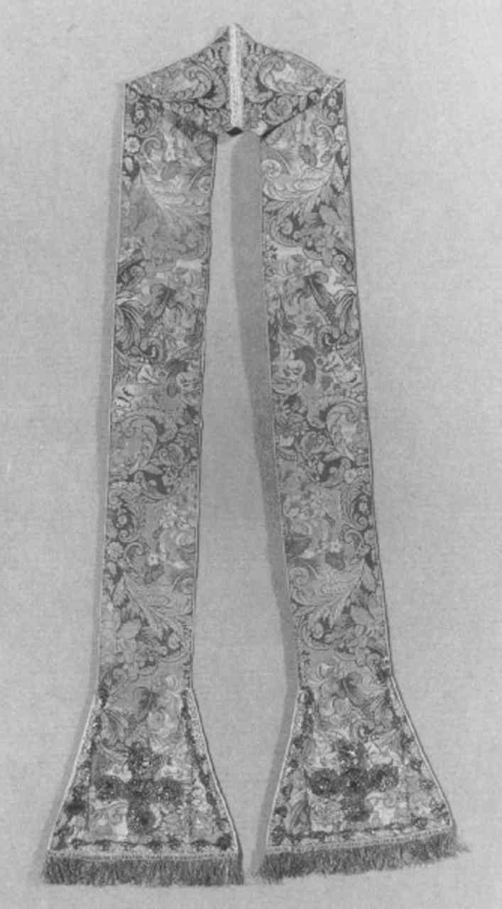 stola - manifattura italiana (sec. XIX)