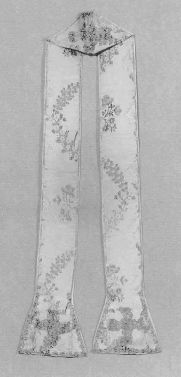 stola - manifattura italiana (sec. XVIII)