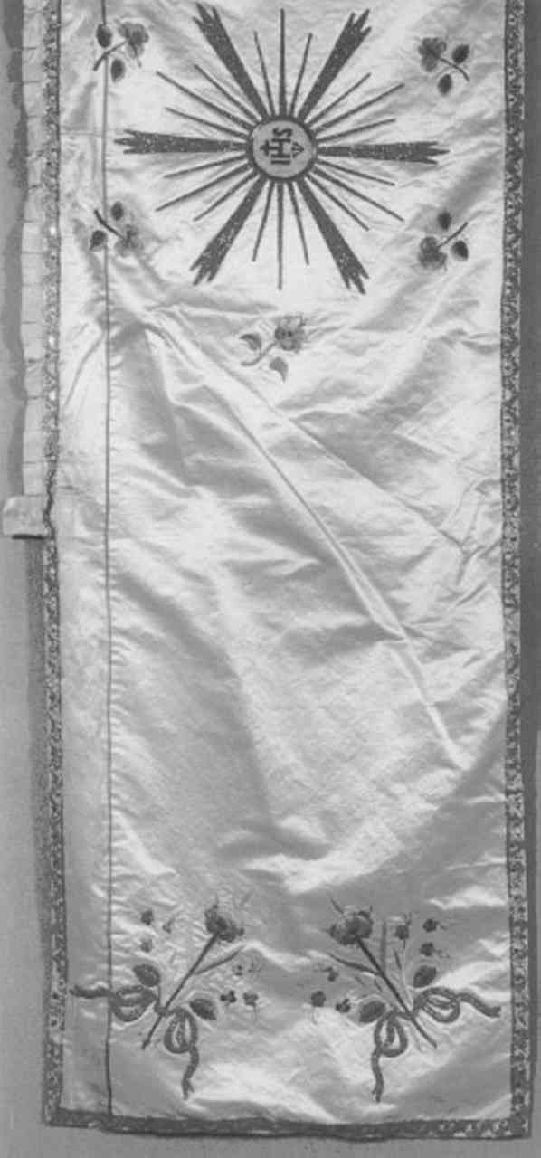 velo omerale - manifattura italiana (sec. XIX)