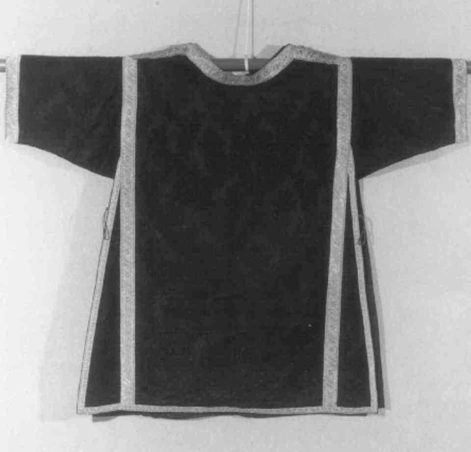 tunicella - manifattura italiana (sec. XIX)