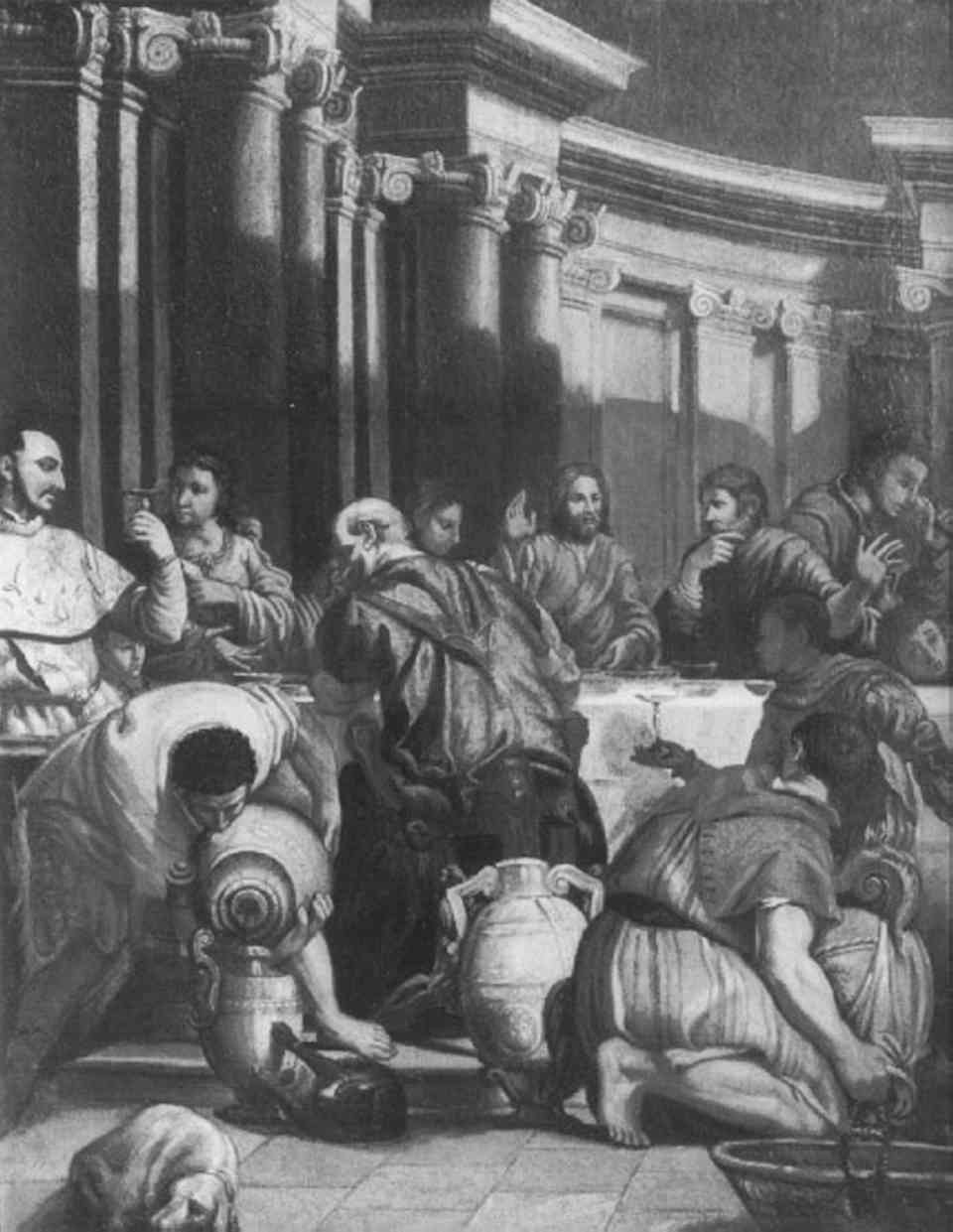 Nozze di Cana (dipinto) - ambito veneto (secc. XIX/ XX)