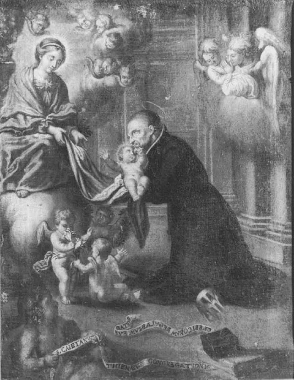 Madonna con Bambino e Santi (dipinto) - ambito veneto (secc. XVIII/ XIX)