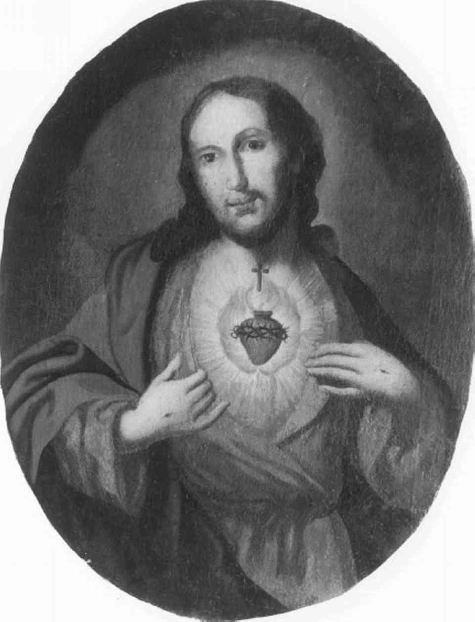 Sacro Cuore di Gesù (dipinto) - ambito veneto (sec. XIX)