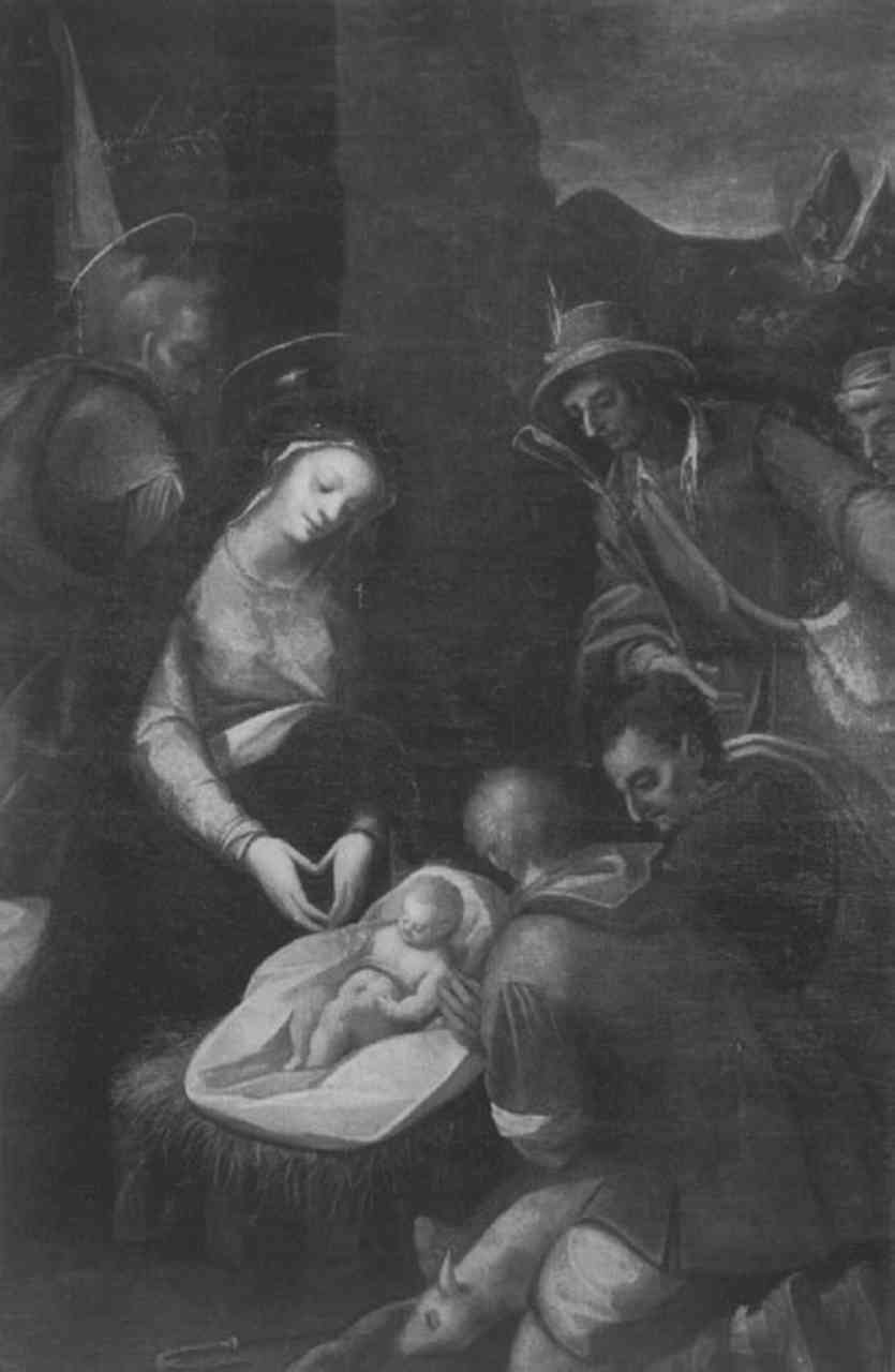 adorazione dei pastori (dipinto) - ambito veneto (sec. XVII)