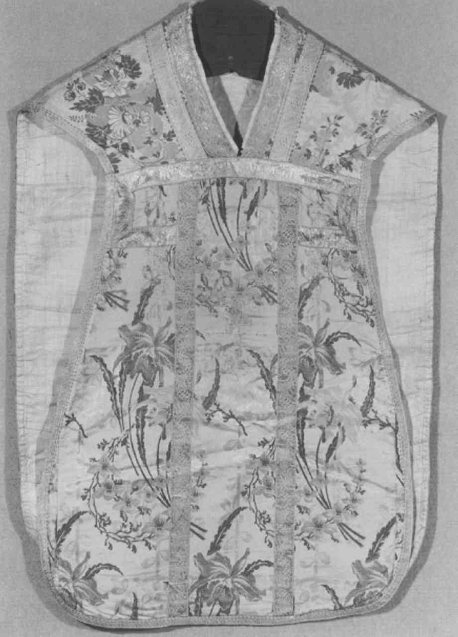 paramento liturgico, serie - manifattura italiana (seconda metà, inizio sec. XIX, sec. XX)