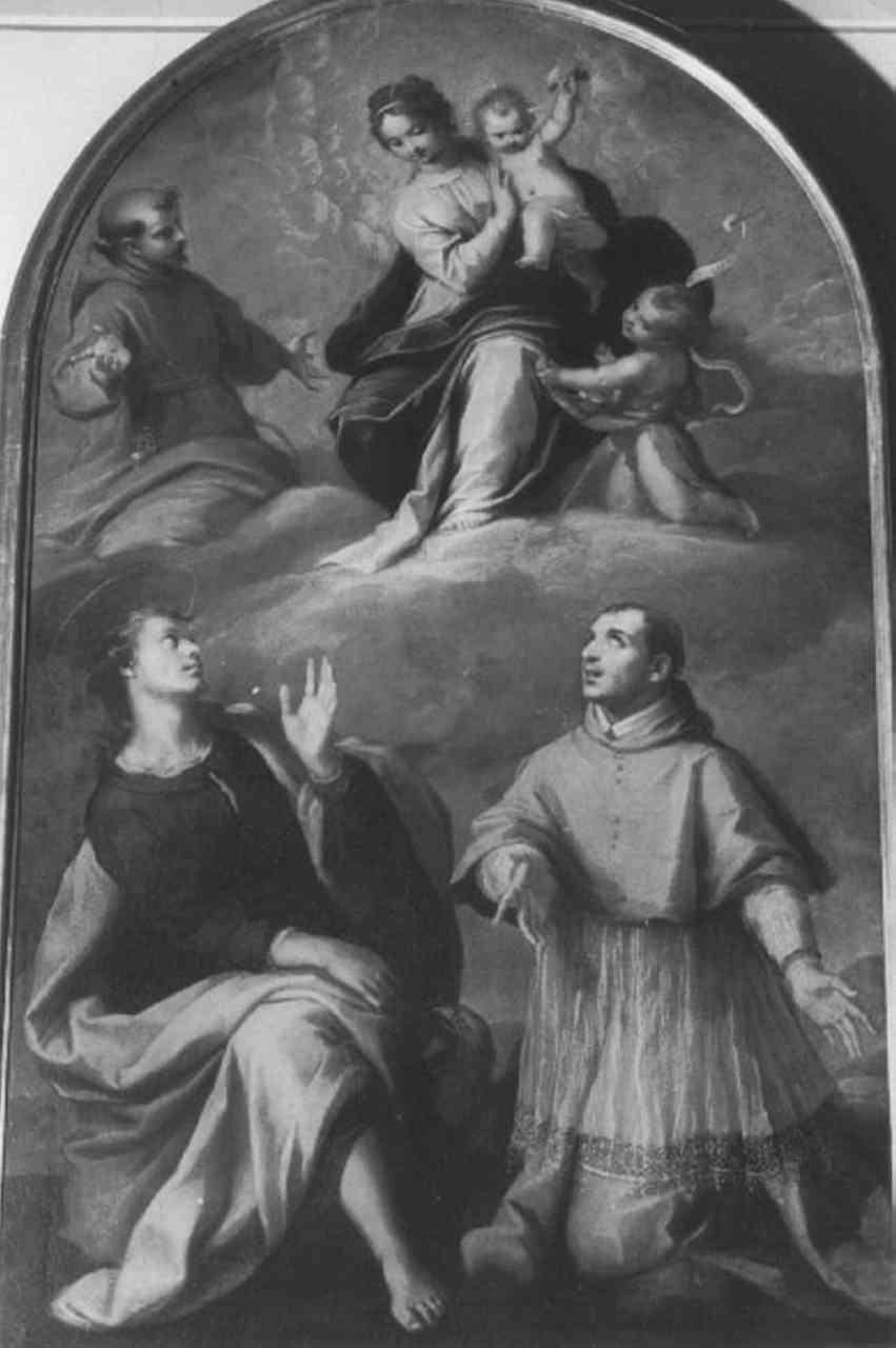 Madonna con Bambino e Santi (dipinto) - ambito veneto (sec. XVIII)