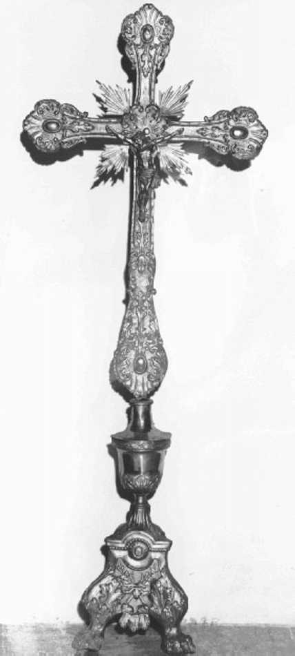 croce d'altare - bottega veneta (seconda metà sec. XIX)