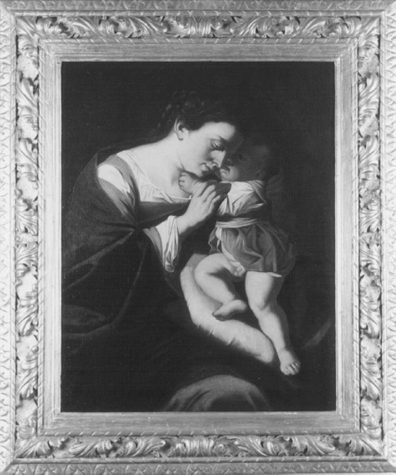 Madonna con Bambino (dipinto) - ambito romano (sec. XVII)