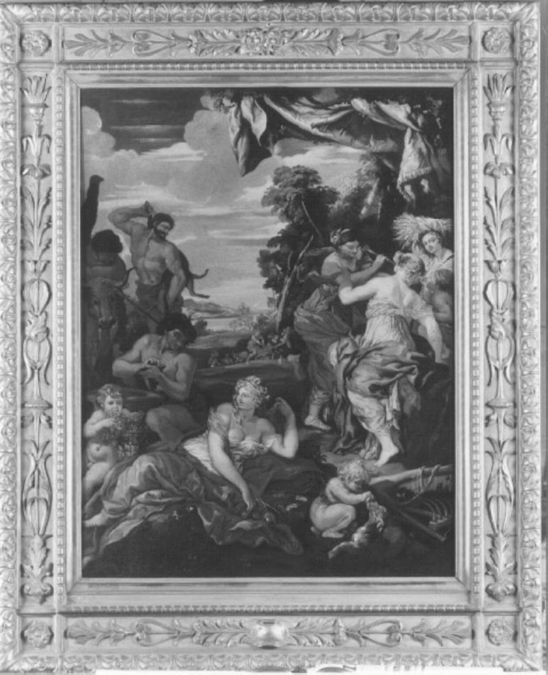 baccanale (dipinto) di Berrettini Pietro detto Pietro Da Cortona (attribuito) (sec. XVII)