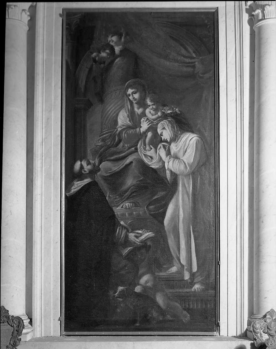 Madonna con Bambino e Santi (dipinto) - ambito veneto (secc. XVI/ XVII)