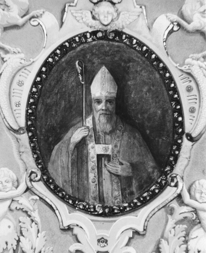 Sant'Ambrogio (dipinto) di Trentini Guido (sec. XX)
