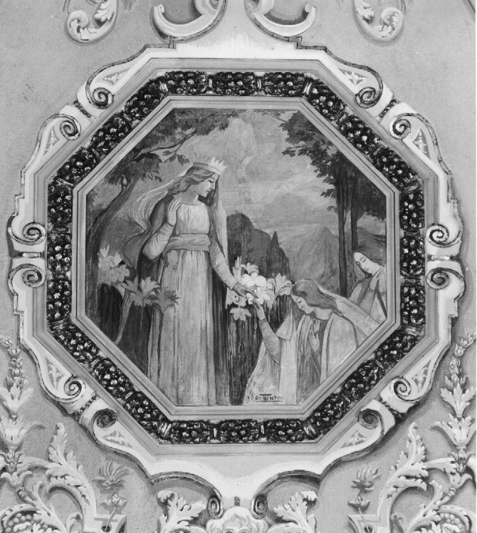 allegoria della Castità (dipinto) di Trentini Guido (sec. XX)