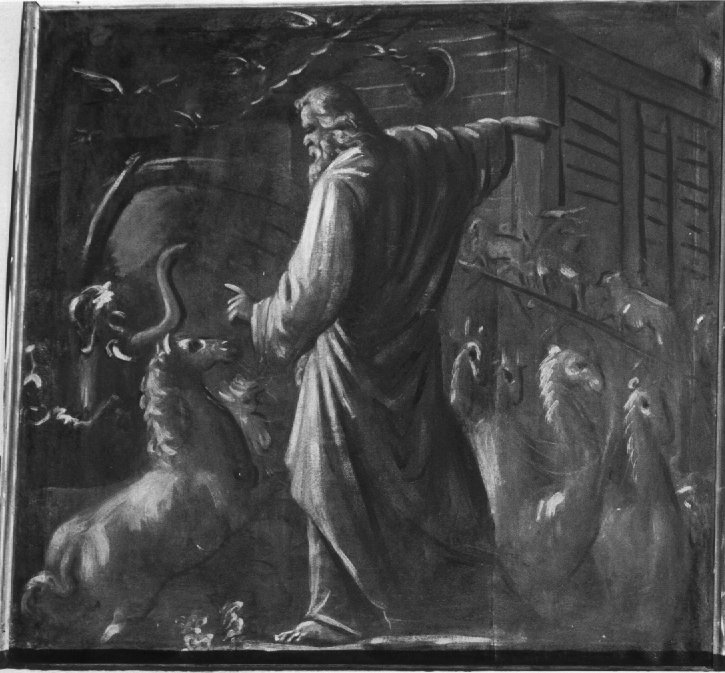 arca di Noè (dipinto) di Nanin Pietro (sec. XIX)