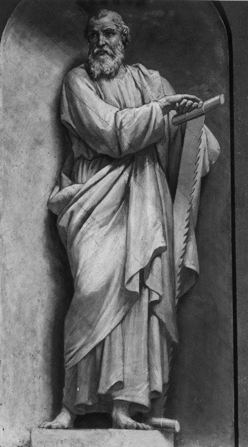 apostolo (dipinto) di Zannoni Giuseppe (secc. XIX/ XX)