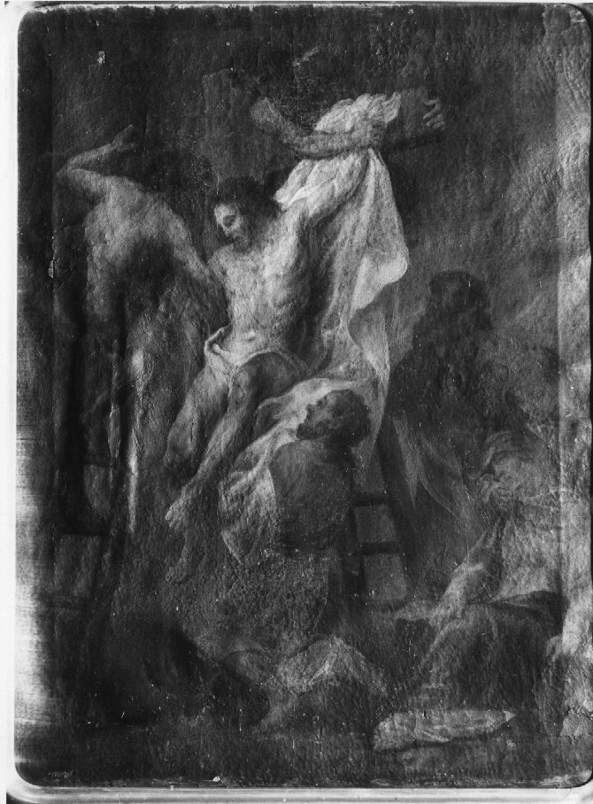 stazione XIII: Gesù deposto dalla croce (dipinto) - ambito veneto (sec. XIX)