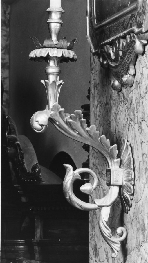 candeliere da parete - ambito veneto (sec. XIX)