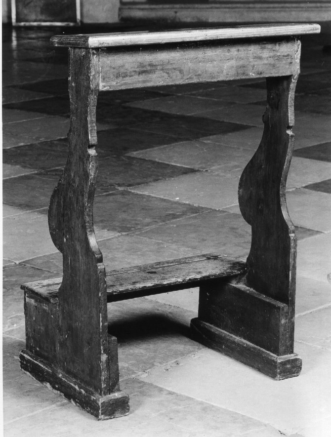 inginocchiatoio - ambito veneto (secc. XVIII/ XIX)