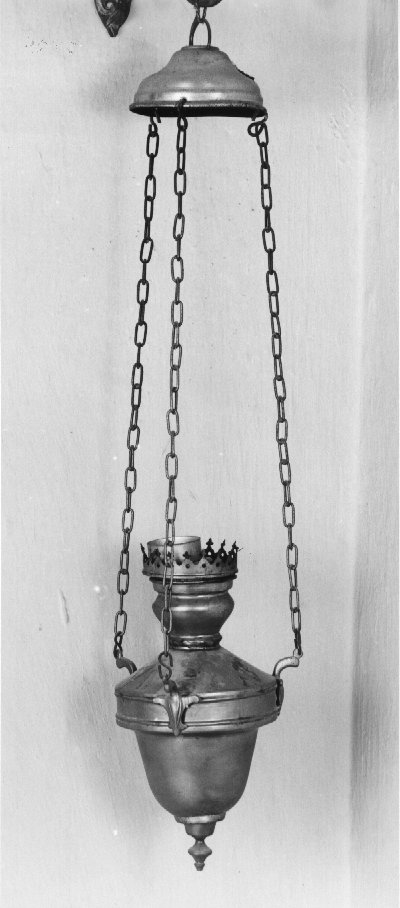 lampada pensile - ambito veneto (secc. XIX/ XX)