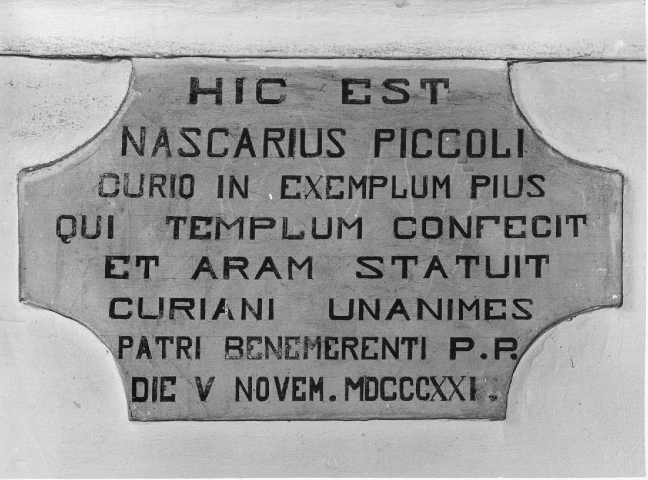 lapide - ambito veneto (sec. XIX)