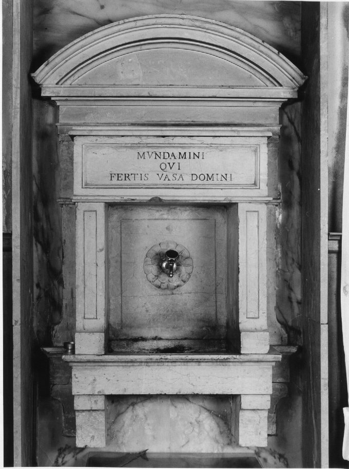 lavabo da sacrestia - ambito veneto (secc. XVIII/ XIX)