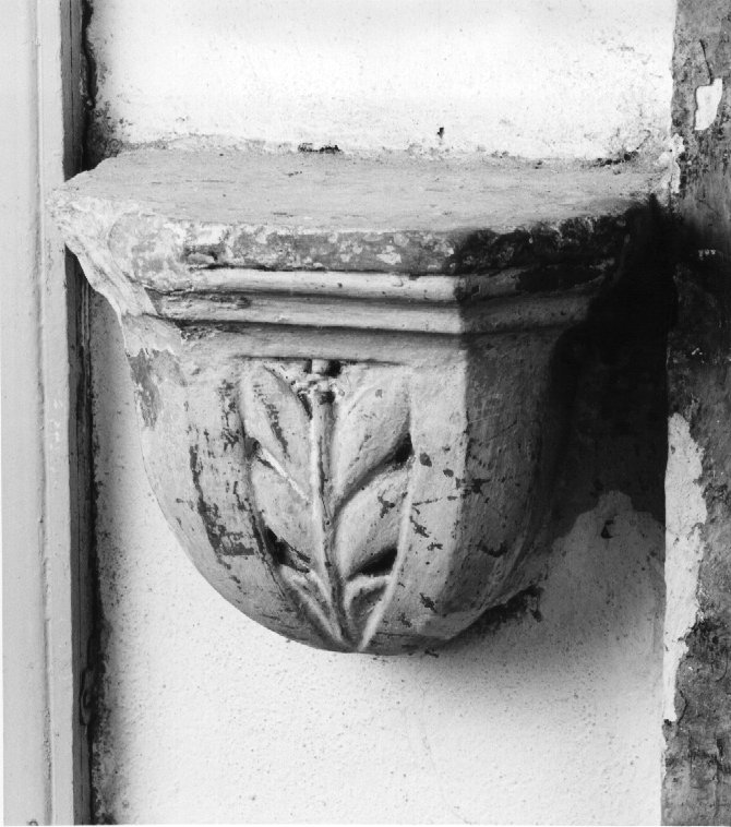 mensola - ambito veneto (seconda metà sec. XIX)