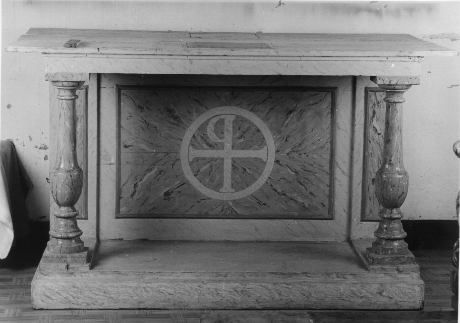 mensa d'altare - ambito veneto (secc. XIX/ XX)