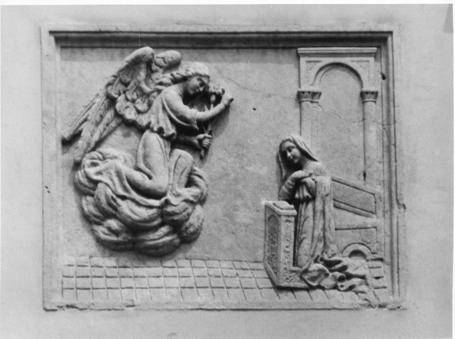 Annunciazione (rilievo) di Ditta Oliboni Michele (sec. XX)