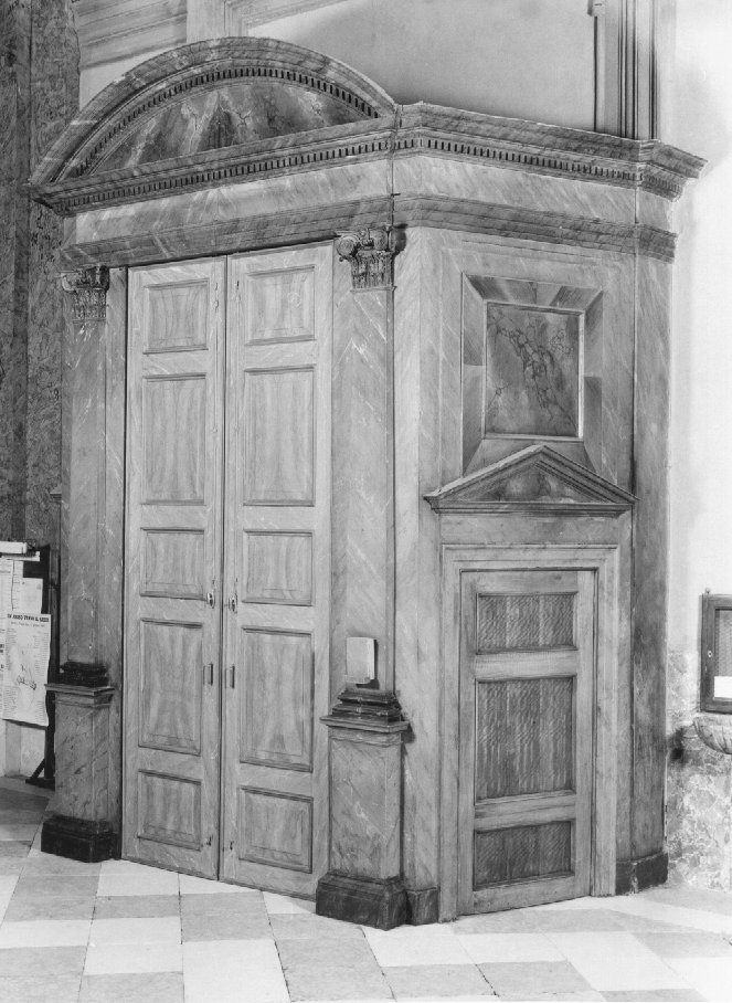 bussola d'ingresso di Scappini Anselmo (sec. XIX)