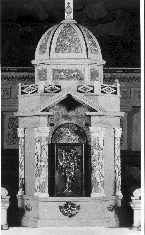 tabernacolo - a tempietto di Muttoni Pietro detto Muttoni Jacopo Pietro (sec. XIX)