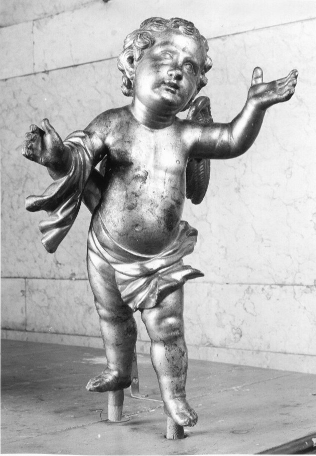 angioletto (scultura, elemento d'insieme) - ambito veneto (sec. XIX)