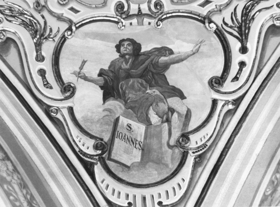 San Giovanni Evangelista (dipinto) di Trentini Guido (sec. XX)