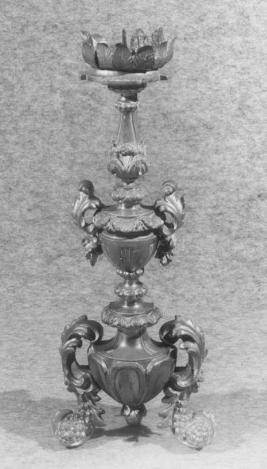 candeliere d'altare - ambito veneto (sec. XIX)