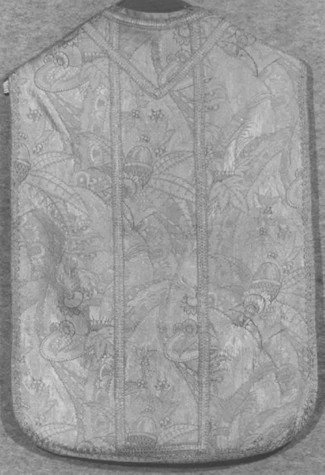 paramento liturgico - manifattura italiana (primo quarto sec. XVIII)