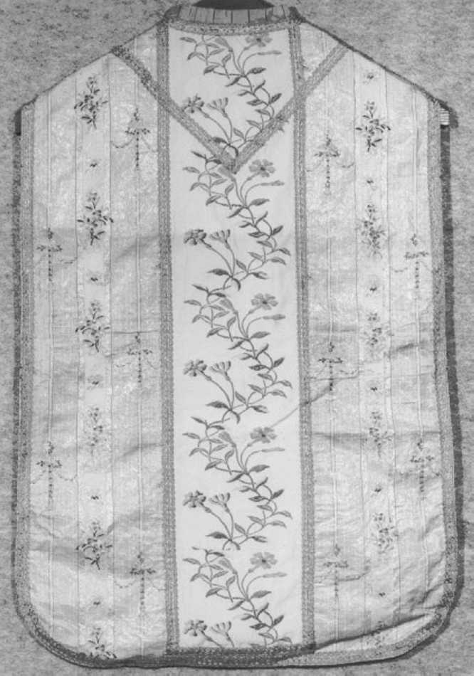 paramento liturgico - manifattura italiana (ultimo quarto sec. XVIII, sec. XIX)