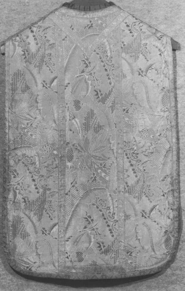 paramento liturgico - manifattura italiana (primo quarto sec. XVIII)