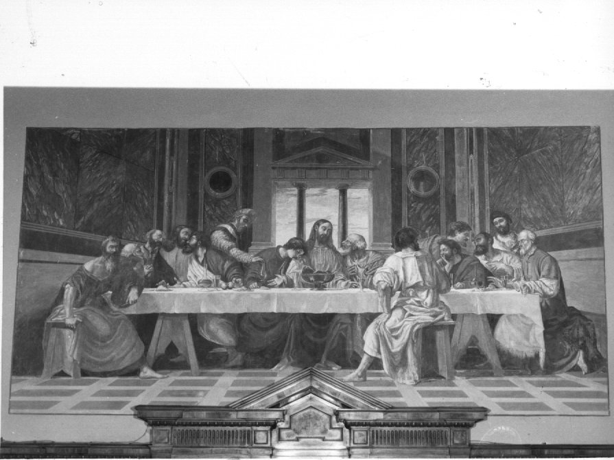 ultima cena (dipinto) di Miolato Gaetano (sec. XX)