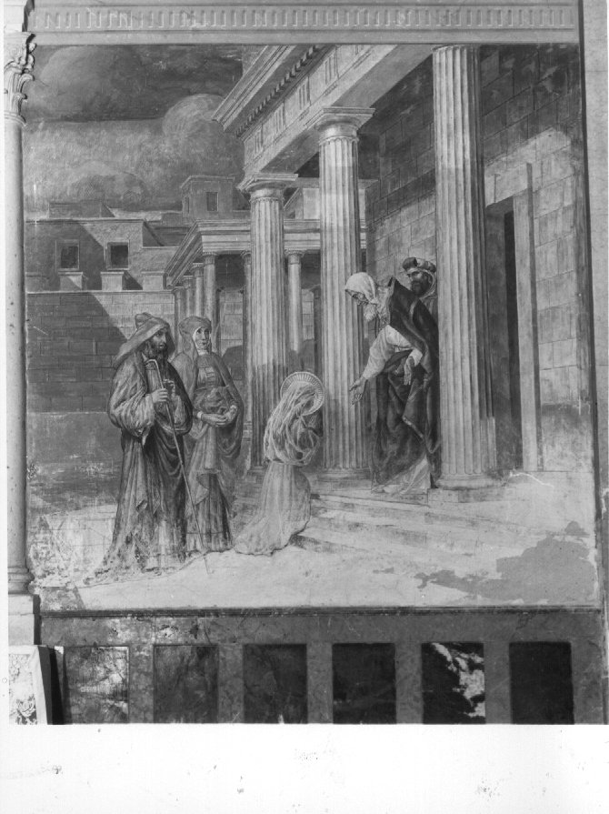presentazione di Maria Vergine al tempio (dipinto) di Miolato Gaetano (sec. XX)