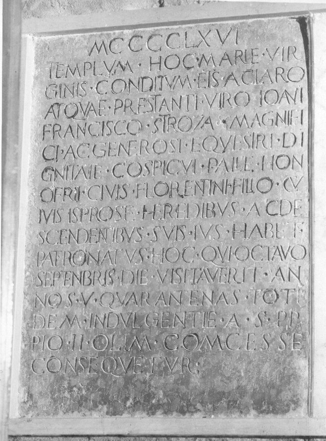 lapide commemorativa - ambito veneto (sec. XV)