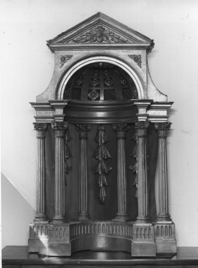 tronetto per esposizione eucaristica - ambito veneto (sec. XIX)