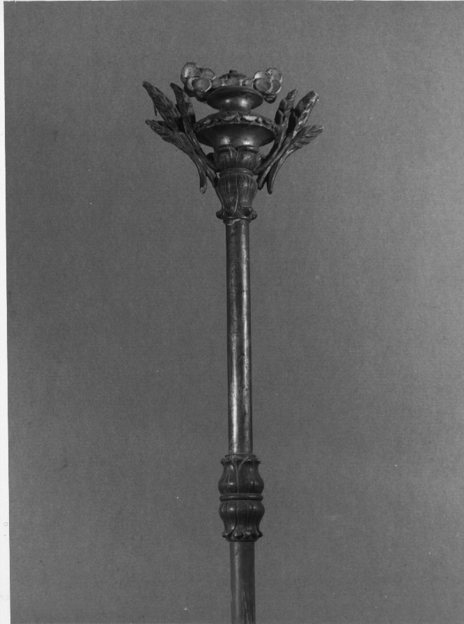 mazza processionale - ambito veneto (sec. XIX)