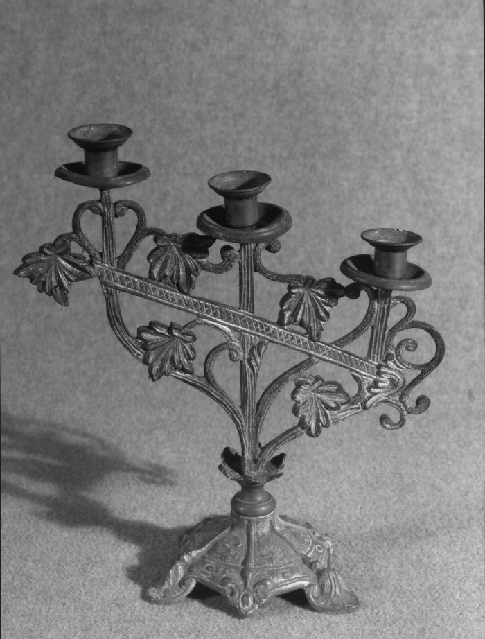 candelabro - ambito veneto (prima metà sec. XX)