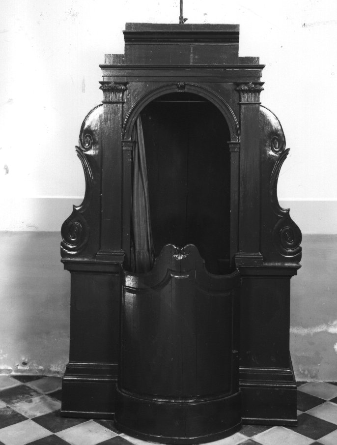 confessionale - ambito veneto (seconda metà sec. XVIII)