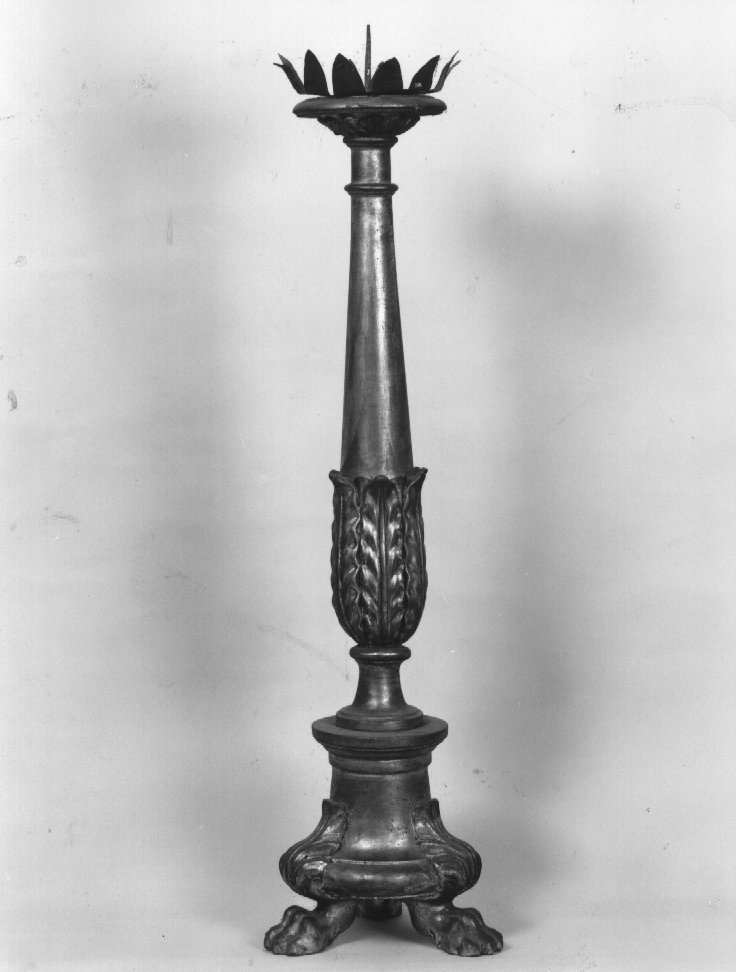 candeliere - ambito veneto (seconda metà sec. XVIII)