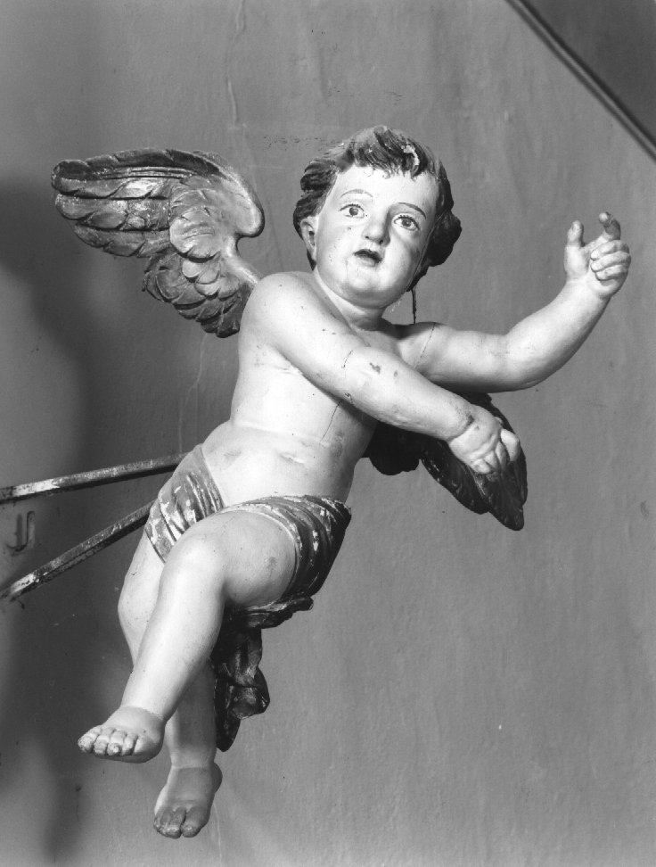 angioletto (scultura) - ambito veneto (seconda metà sec. XVIII)