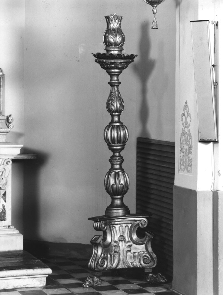 candelabro - ambito veneto (sec. XVIII)
