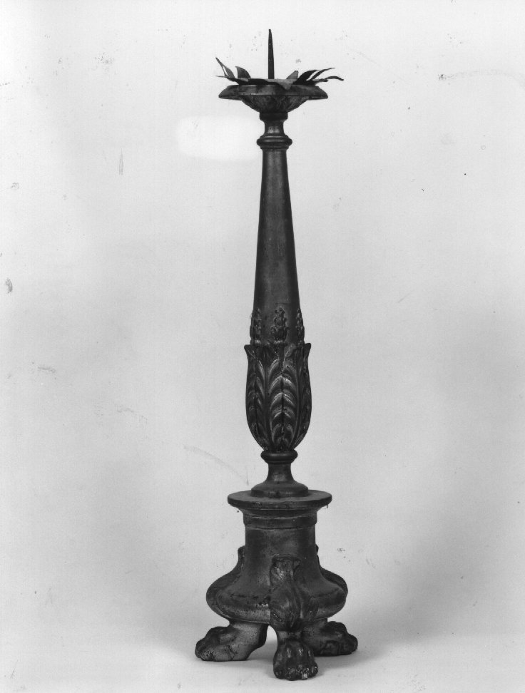 candeliere - ambito veneto (seconda metà sec. XVIII)