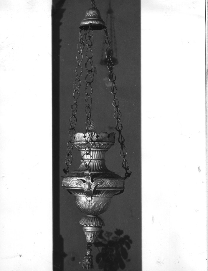 lampada pensile - ambito veneto (sec. XIX)